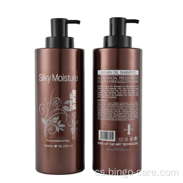 Hydratační šampon s hedvábným leskem s arganovým olejem